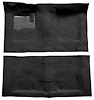Molded Loop Carpet Fits Select 1968-1972 Buick, Chevrolet, Oldsmobile, Pontiac Models [Mass Backing, Automatic, Black] - image 1