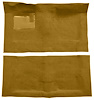 Molded Loop Carpet Fits Select 1968-1972 Buick, Chevrolet, Oldsmobile, Pontiac Models [Mass Backing, Automatic, Gold] - image 1