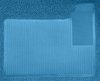 Molded Loop Carpet Fits Select 1968-1972 Buick, Chevrolet, Oldsmobile, Pontiac Models [Mass Backing, Automatic, Bright Blue] - image 3