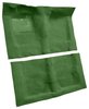 Molded Loop Carpet Fits Select 1968-1972 Buick, Chevrolet, Oldsmobile, Pontiac Models [Mass Backing, Automatic, Green] - image 2