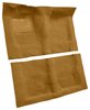 Molded Loop Carpet Fits Select 1968-1972 Buick, Chevrolet, Oldsmobile, Pontiac Models [Mass Backing, Automatic, Medium Saddle] - image 2
