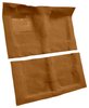 Molded Loop Carpet Fits Select 1968-1972 Buick, Chevrolet, Oldsmobile, Pontiac Models [Mass Backing, Automatic, Dark Saddle] - image 2