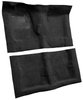 Molded Loop Carpet Fits Select 1968-1972 Buick, Chevrolet, Oldsmobile, Pontiac Models [Mass Backing, 4-Speed w/Buckets, Black] - image 2