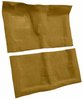 Molded Loop Carpet Fits Select 1968-1972 Buick, Chevrolet, Oldsmobile, Pontiac Models [Mass Backing, 4-Speed w/Buckets, Gold] - image 2