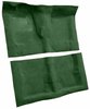 Molded Loop Carpet Fits Select 1968-1972 Buick, Chevy, Oldsmobile, Pontiac Models [Mass Backing, 4-Speed w/Buckets, Dark Green] - image 2