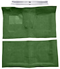 Molded Loop Carpet Kit Fits Select 1968-1972 Buick, Chevy, Olds, Pontiac 2-Door [Mass Backing, 4-Speed w/Buckets, Green] - image 1