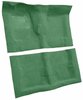 Molded Loop Carpet Fits Select 1968-1972 Buick, Chevy, Oldsmobile, Pontiac Models [Mass Backing, 4-Speed w/Buckets, Light Green] - image 2