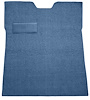 Molded Loop Carpet for 1947-1954 GM Regular Cab Trucks w/o Gas Tank in Cab [OE-Style Jute Backing, Medium Blue]