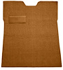 Molded Loop Carpet for 1947-1954 GM Regular Cab Trucks w/o Gas Tank in Cab [OE-Style Jute Backing, Dark Saddle] - image 1