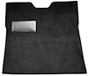 Molded Loop Carpet for 1955 GM 1st Series Trucks w/Gas Tank in Cab [OE-Style Jute Backing, Black] - image 1