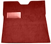 Molded Loop Carpet for 1955 GM 1st Series Trucks w/Gas Tank in Cab [OE-Style Jute Backing, Red] - image 1