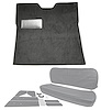 Carpet and Interior Upholstery Kit for 1955 (1st Series) Chevrolet/GMC Truck w/Gas Tank in Cab [Gunmetal Gray/Gray] - image 1
