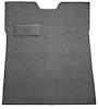 Molded Loop Carpet for 1955 GM 1st Series Trucks w/o Gas Tank in Cab [OE-Style Jute Backing, Gunmetal Gray] - image 1
