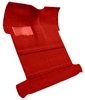 Molded Loop Carpet for 1959 GM 3100 Regular Cab Trucks w/High Tunnel [Mass Backing, Red] - image 2