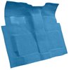 Molded Loop Carpet Fits Select 1960-1966 GM Regular Cab Trucks w/4-Speed [Mass Backing, Bright Blue] - image 2