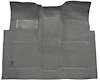 Molded Loop Carpet Fits Select 1960-1966 GM Regular Cab Trucks w/4-Speed [Mass Backing, Gunmetal Gray] - image 1