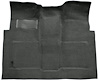 Molded Loop Carpet Fits Select 1960-1966 GM Regular Cab Trucks w/4-Speed [Mass Backing, Charcoal] - image 1