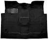 Molded Loop Carpet Fits Select 1960-1966 GM Regular Cab 2WD Truck w/Auto/3-Speed Manual [OE Jute Backing, Black] - image 1