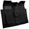 Molded Loop Carpet Fits Select 1960-1966 GM Regular Cab 2WD Truck w/Auto/3-Speed Manual [OE Jute Backing, Black] - image 2