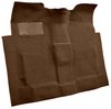 Molded Loop Carpet Fits Select 1960-1966 GM Regular Cab 2WD Truck w/Auto/3-Speed Manual [OE Jute Backing, Dark Brown] - image 2
