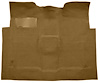Molded Loop Carpet Fits Select 1960-1966 GM Regular Cab 2WD Truck w/Auto/3-Speed Manual [OE Jute Backing, Fawn/Sandalwood] - image 1