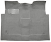 Molded Loop Carpet Fits Select 1960-1966 GM Regular Cab 2WD Truck w/Auto/3-Speed Manual [OE Jute Backing, Gunmetal Gray] - image 1