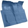 Molded Loop Carpet Fits Select 1960-1966 GM 4WD Trucks w/Column or Floor Shift [Mass Backing, Medium Blue] - image 2