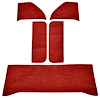 Molded Loop Accessory Carpet Fits Select 1960-1966 GM Trucks [Red] - image 1