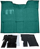 Molded Loop Carpet Kit for 1967-1972 Chevrolet, GMC C Series Regular Cab Truck w/Auto/3-Speed Manual [OE Jute Backing, Aqua] - image 1