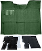 Molded Loop Carpet Kit for 1967-1972 Chevy, GMC C Series Regular Cab Truck w/Auto/3-Speed Manual [OE Jute Backing, Dark Green] - image 1