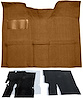 Molded Loop Carpet Kit for 1967-1972 Chevy, GMC C Series Regular Cab Truck w/Auto/3-Speed Manual [OE Jute Backing, Dark Saddle] - image 1