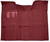 Molded Loop Carpet for 1967-1972 GM C Series Regular Cab Truck w/Auto/3-Speed Manual [OE Jute Backing, Maroon] - image 1