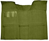 Molded Loop Carpet for 1967-1972 GM C Series Regular Cab Truck w/Auto/3-Speed Manual [OE Jute Backing, Moss Green] - image 1
