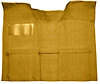 Molded Loop Carpet for 1967-1972 GM C Series Regular Cab Truck w/Auto/3-Speed Manual [OE Jute Backing, Gold] - image 1
