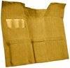 Molded Loop Carpet for 1967-1972 GM C Series Regular Cab Truck w/Auto/3-Speed Manual [OE Jute Backing, Gold] - image 2