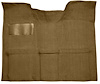 Molded Loop Carpet for 1967-1972 GM C Series Regular Cab Truck w/Auto/3-Speed Manual [Mass Backing, Fawn/Sandalwood] - image 1