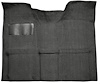 Molded Loop Carpet for 1967-1972 GM C Series Regular Cab Truck w/Auto/3-Speed Manual [Mass Backing, Gunmetal Gray] - image 1