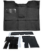 Molded Loop Carpet Kit for 1967-1972 Chevrolet, GMC C Series Regular Cab Truck w/TH400 [OE-Style Jute Backing, Black]