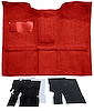 Molded Loop Carpet Kit for 1967-1972 Chevrolet, GMC C Series Regular Cab Truck w/TH400 [OE-Style Jute Backing, Red] - image 1