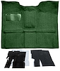 Molded Loop Carpet Kit for 1967-1972 Chevrolet, GMC C Series Regular Cab Truck w/TH400 [OE-Style Jute Backing, Dark Green] - image 1