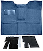 Molded Loop Carpet Kit for 1967-1972 Chevrolet, GMC C Series Regular Cab Truck w/TH400 [OE-Style Jute Backing, Medium Blue] - image 1