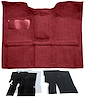 Molded Loop Carpet Kit for 1967-1972 Chevrolet, GMC C Series Regular Cab Truck w/TH400 [OE-Style Jute Backing, Maroon] - image 1
