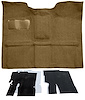 Molded Loop Carpet Kit for 1967-1972 Chevrolet, GMC C Series Regular Cab Truck w/TH400 [OE-Style Jute Backing, Fawn/Sandalwood] - image 1