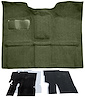 Molded Loop Carpet Kit for 1967-1972 Chevrolet, GMC C Series Regular Cab Truck w/TH400 [OE-Style Jute Backing, Dark Olive Green] - image 1