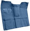 Molded Loop Carpet for 1967-1972 GM C Series Regular Cab Truck w/TH400 [Mass Backing, Medium Blue] - image 2