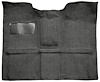 Molded Loop Carpet for 1967-1972 GM C Series Regular Cab Truck w/TH400 [Mass Backing, Gunmetal Gray] - image 1