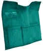 Molded Loop Carpet for 1967-1972 GM C Series Regular Cab Trucks w/o Gas Tank in Cab [OE Jute Backing, Aqua] - image 2