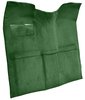 Molded Loop Carpet for 1967-1972 GM C Series Regular Cab Trucks w/o Gas Tank in Cab [OE Jute Backing, Dark Green] - image 2