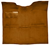 Molded Loop Carpet for 1967-1972 GM C Series Regular Cab Trucks w/o Gas Tank in Cab [OE Jute Backing, Dark Saddle] - image 1