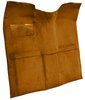 Molded Loop Carpet for 1967-1972 GM C Series Regular Cab Trucks w/o Gas Tank in Cab [OE Jute Backing, Dark Saddle] - image 2